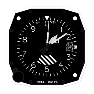 Blackinton Airport (2CA4) Altimeter Stickers