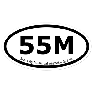 Star City Municipal Airport (K55M) Oval Sticker