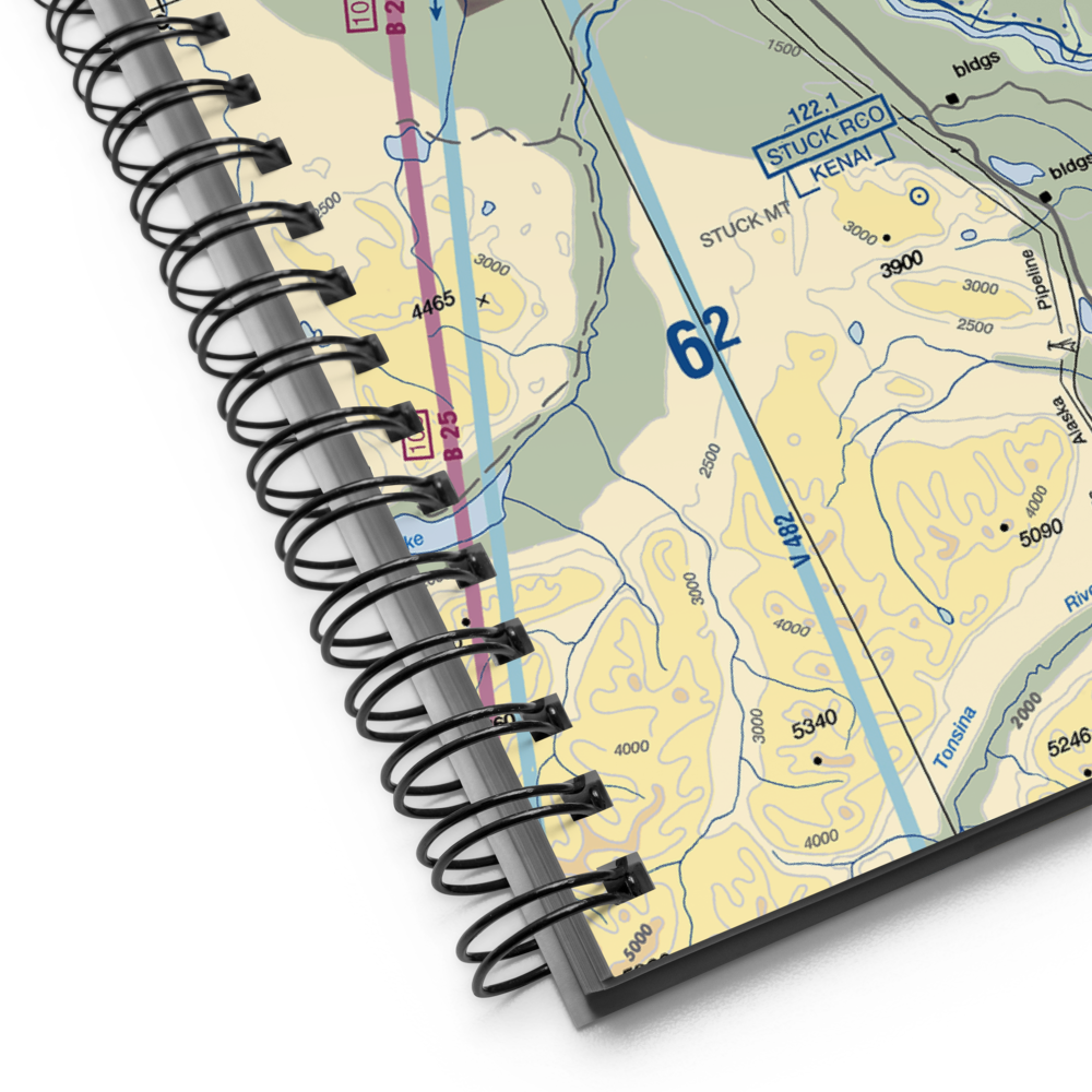 Copper Center 2 Airport (Z93) VFR Sectional Notebook 