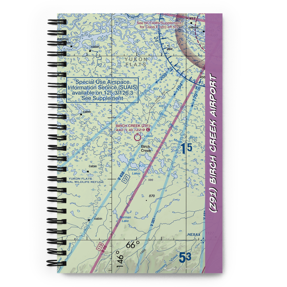 Birch Creek Airport (Z91) VFR Sectional Notebook 