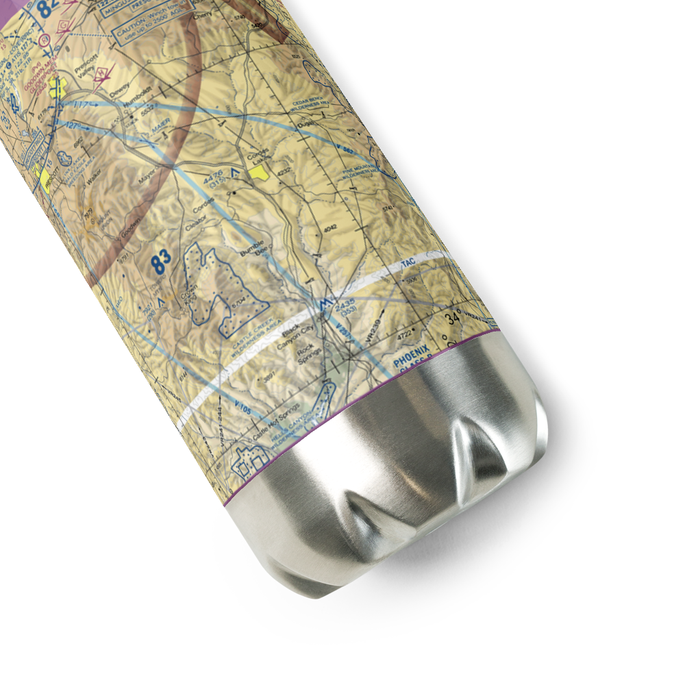 Cordes Airport (00AZ) VFR Sectional Water Bottle 