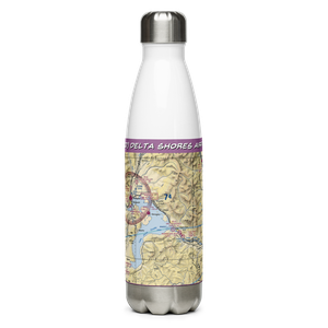 Delta Shores Airport (00ID) VFR Sectional Water Bottle