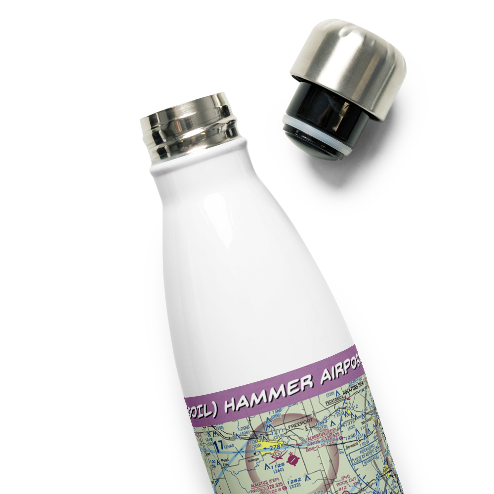 Hammer Airport (00IL) VFR Sectional Water Bottle 
