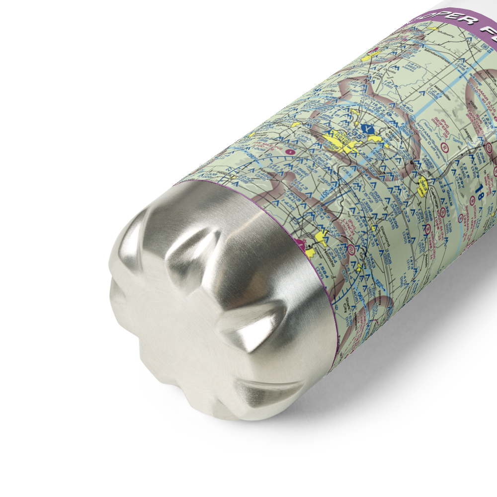 Cooper Flying Service Airport (00MO) VFR Sectional Water Bottle 