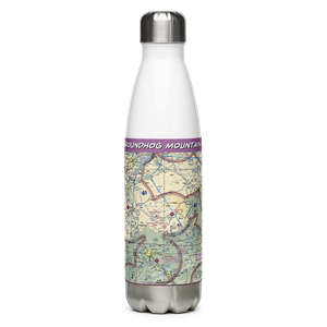 Groundhog Mountain Airport (00VI) VFR Sectional Water Bottle