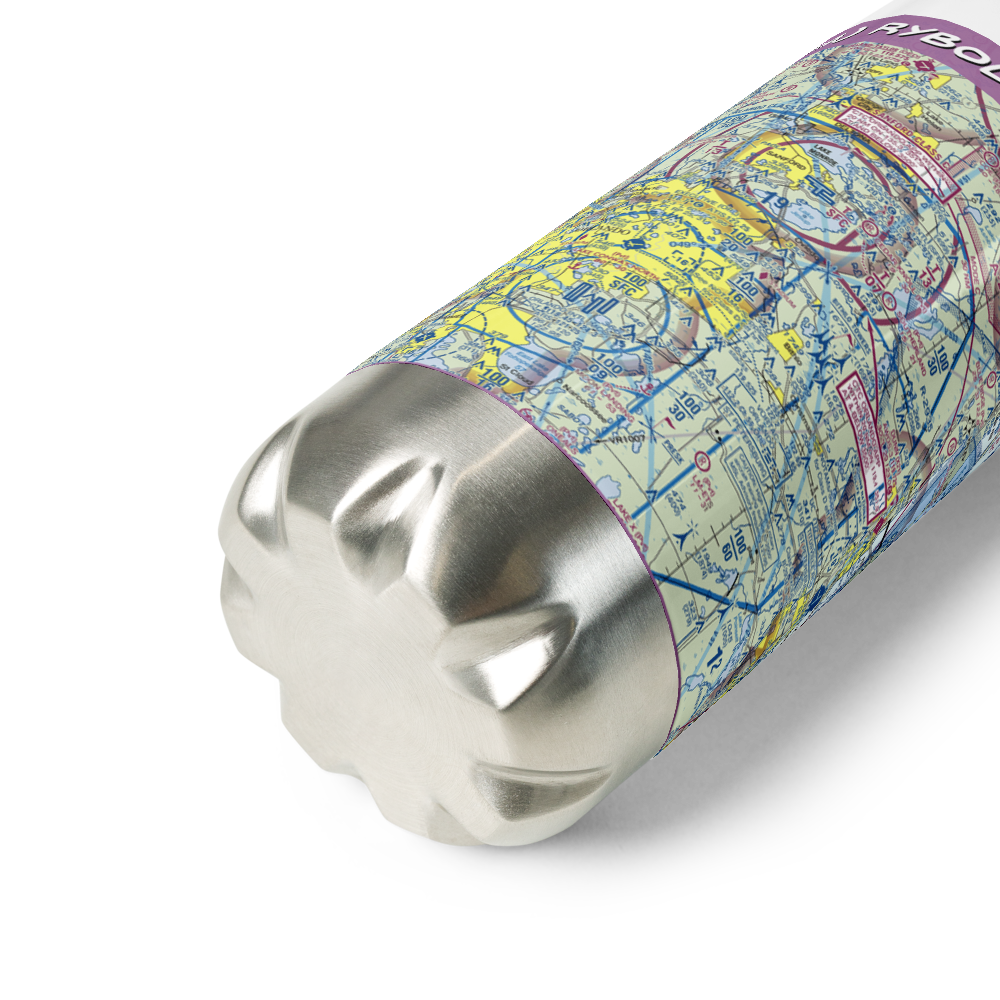 Rybolt Ranch Airport (01FA) VFR Sectional Water Bottle 