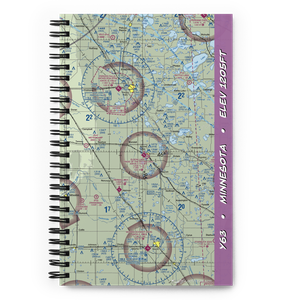 Elbow Lake Municipal - Pride of the Prairie Airport (Y63) VFR Sectional Notebook
