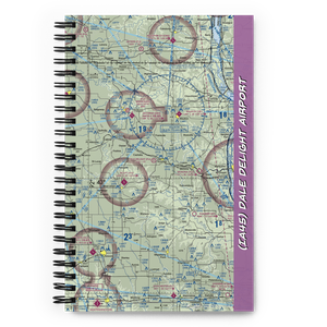 Dale Delight Airport (IA45) VFR Sectional Notebook