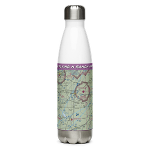 Flying N Ranch Airport (01KS) VFR Sectional Water Bottle