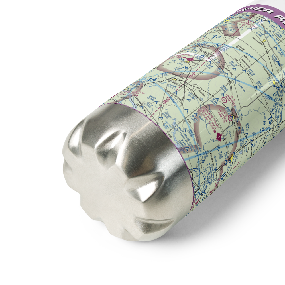 Schumaier Restricted Landing Area (01LL) VFR Sectional Water Bottle 