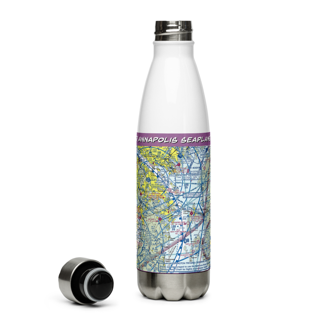 Annapolis Seaplane Base (01MD) VFR Sectional Water Bottle 