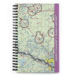 Diamond O Ranch Airport (XS93) VFR Sectional Notebook