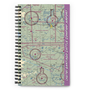 Santiago Cattle Company Airport (XS78) VFR Sectional Notebook