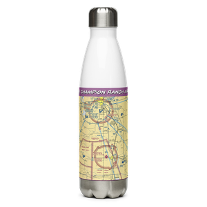 Champion Ranch Airport (01NM) VFR Sectional Water Bottle