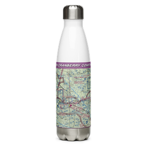 Prehn Cranberry Company Airport (01WI) VFR Sectional Water Bottle