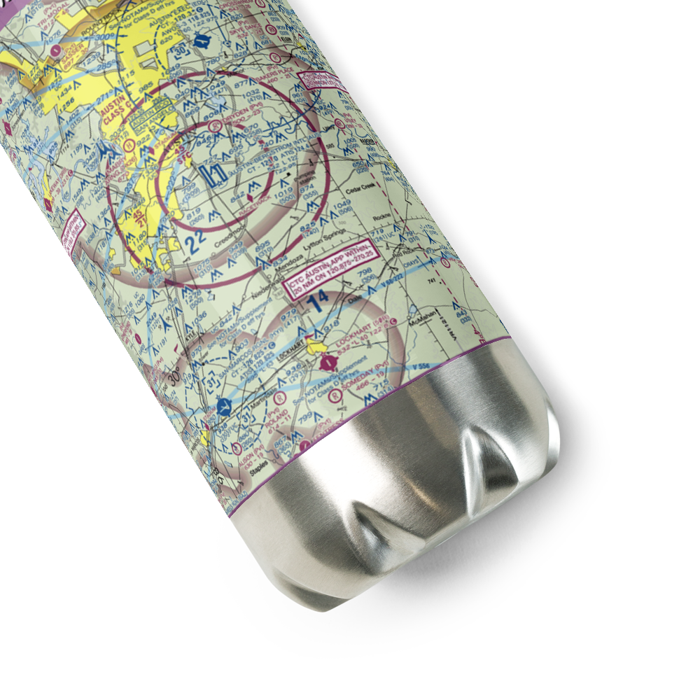 Seidel Ranch Airport (02XS) VFR Sectional Water Bottle 