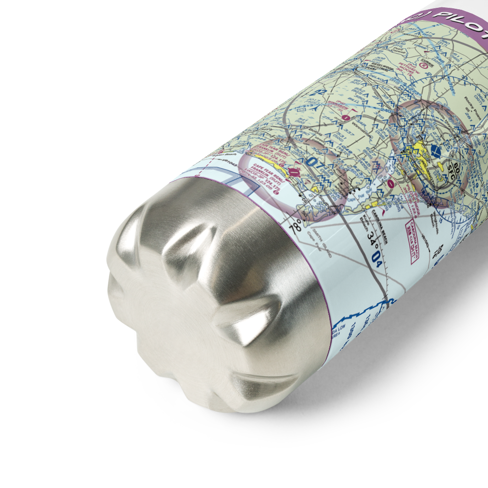 Pilots Ridge Airport (03NC) VFR Sectional Water Bottle 
