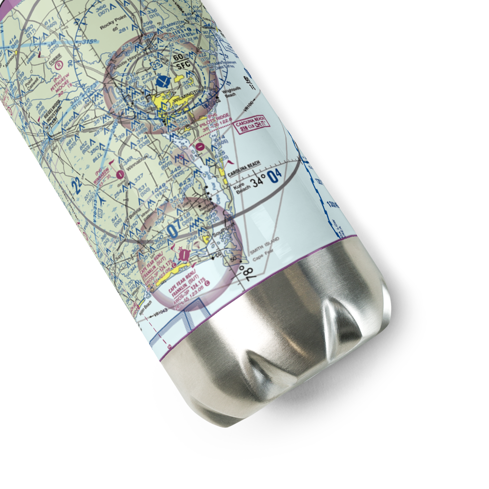 Pilots Ridge Airport (03NC) VFR Sectional Water Bottle 