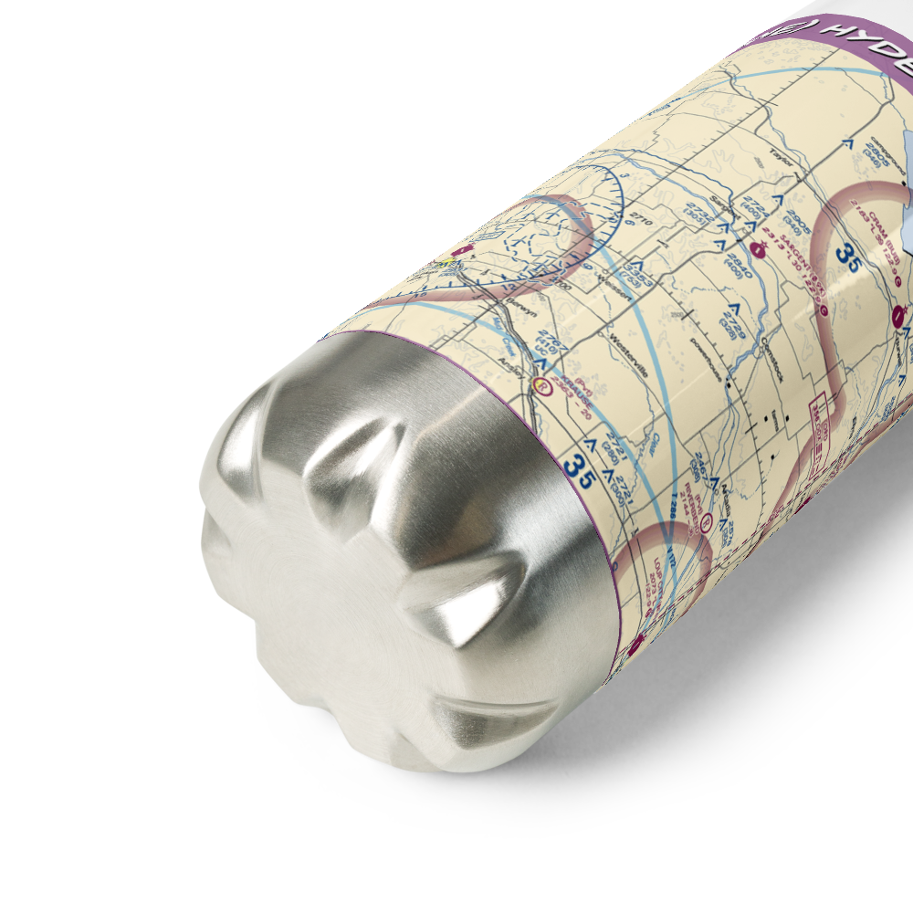 Hyde Ranch Airport (03NE) VFR Sectional Water Bottle 