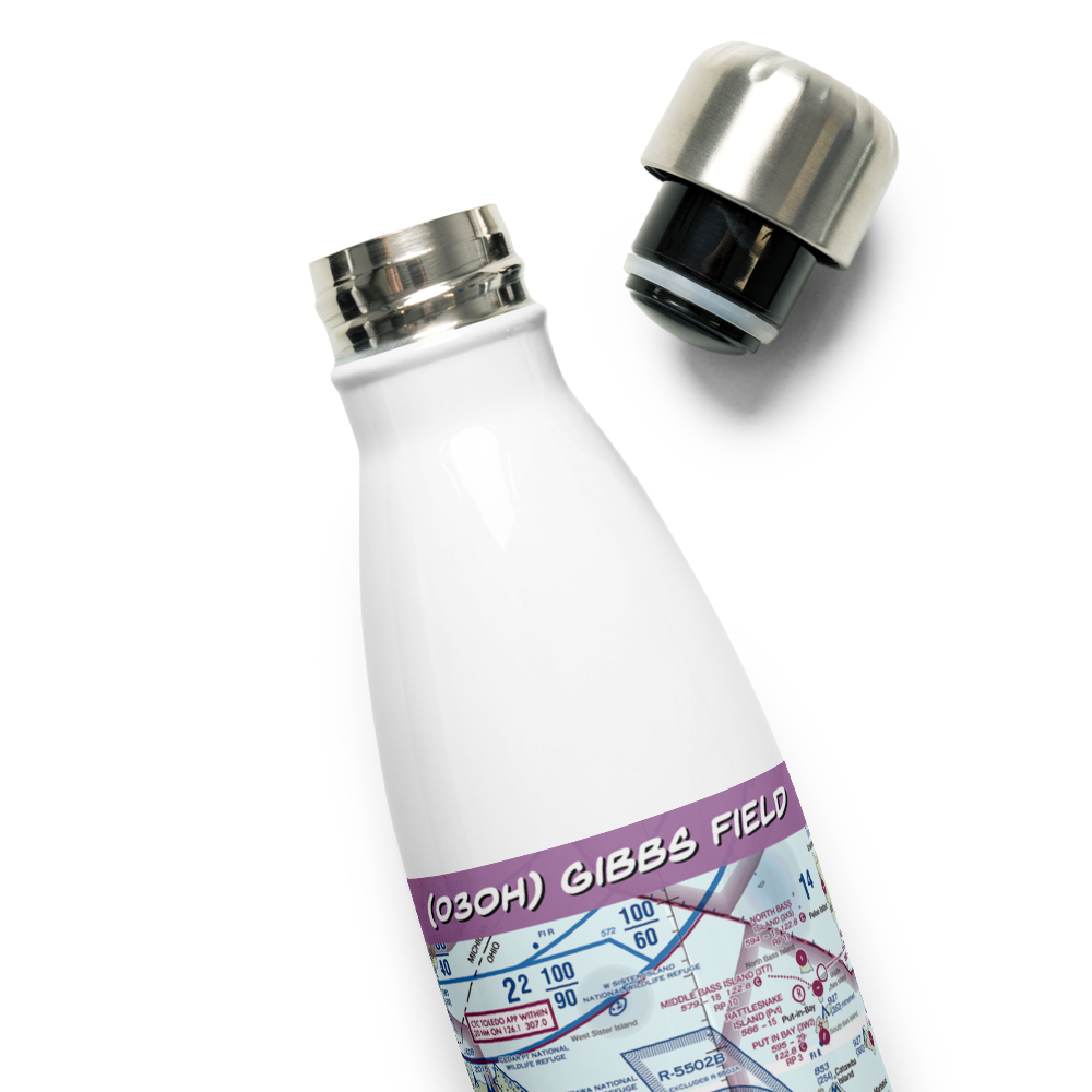 Gibbs Field (03OH) VFR Sectional Water Bottle 