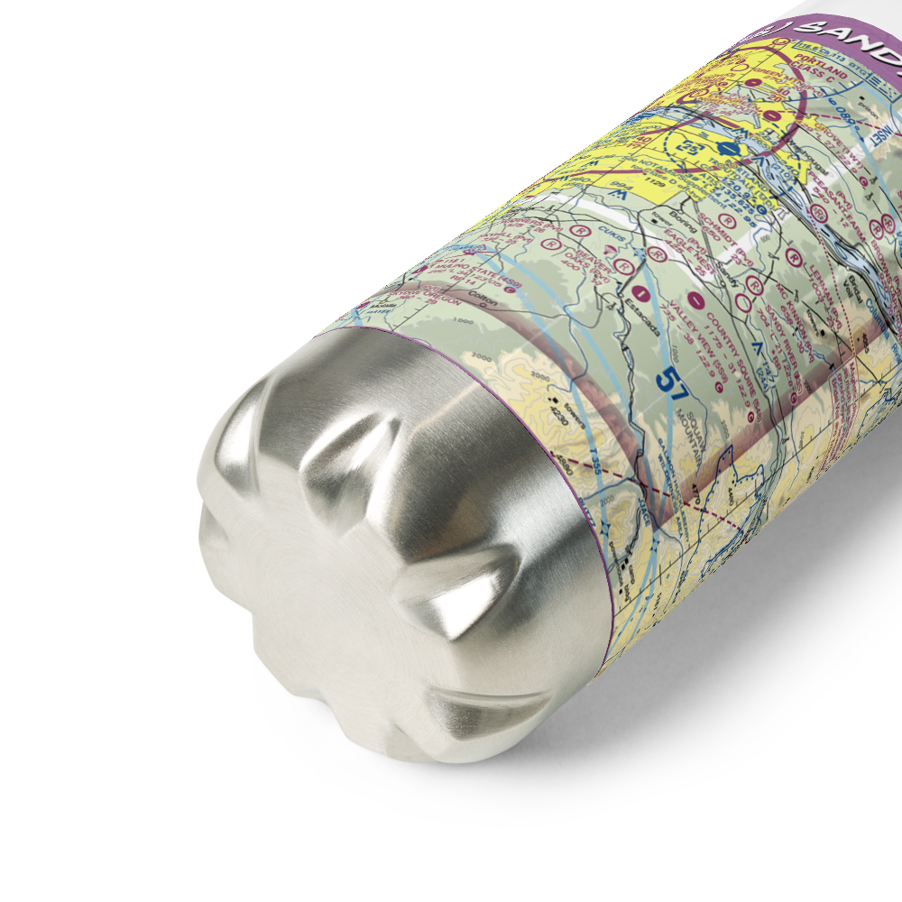 Sandy River Airport (03S) VFR Sectional Water Bottle 