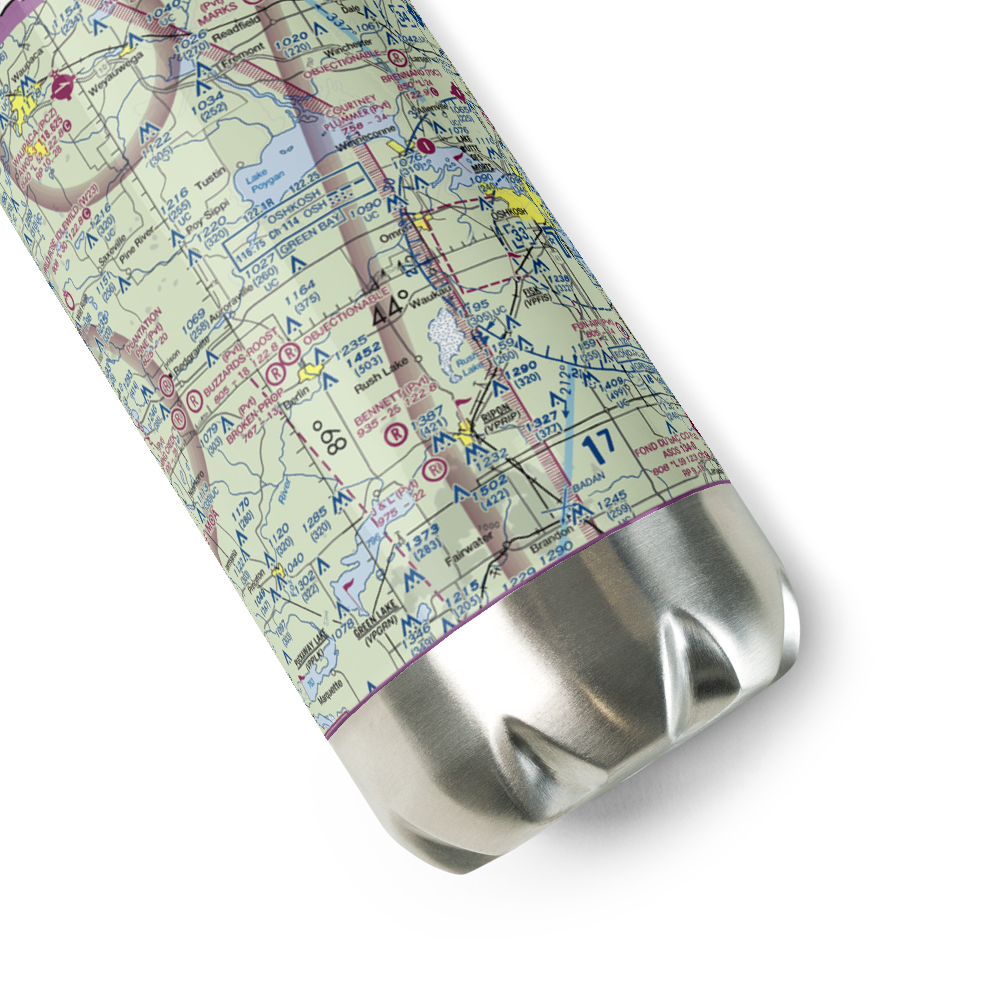 Zink Airport (03WI) VFR Sectional Water Bottle 