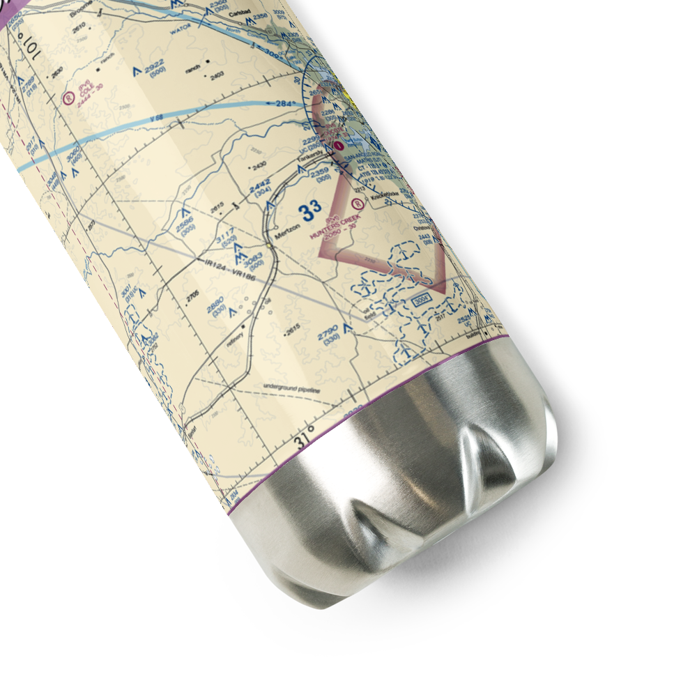 Creekside Airport (03XS) VFR Sectional Water Bottle 