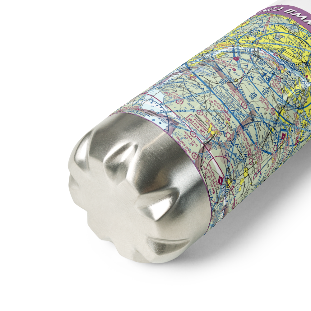 Emmanuel Airport (04NJ) VFR Sectional Water Bottle 