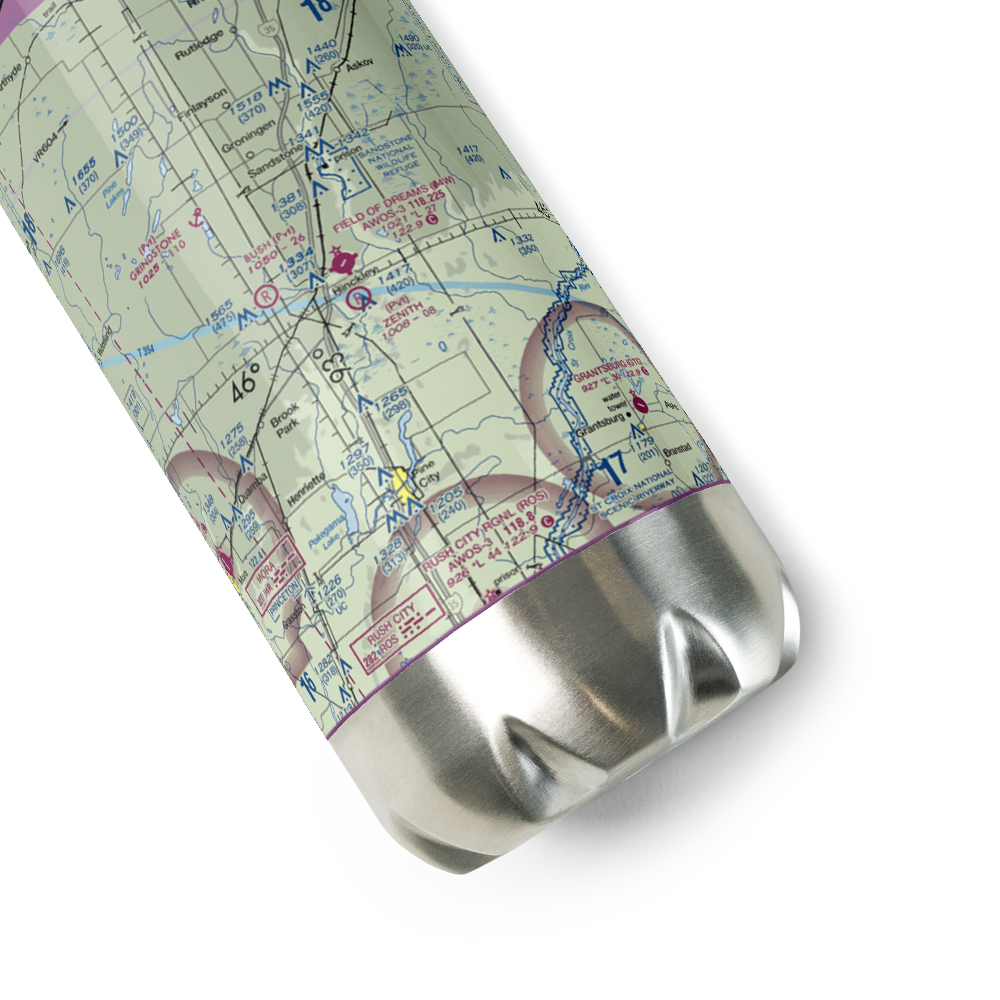 Field of Dreams Airport (04W) VFR Sectional Water Bottle 