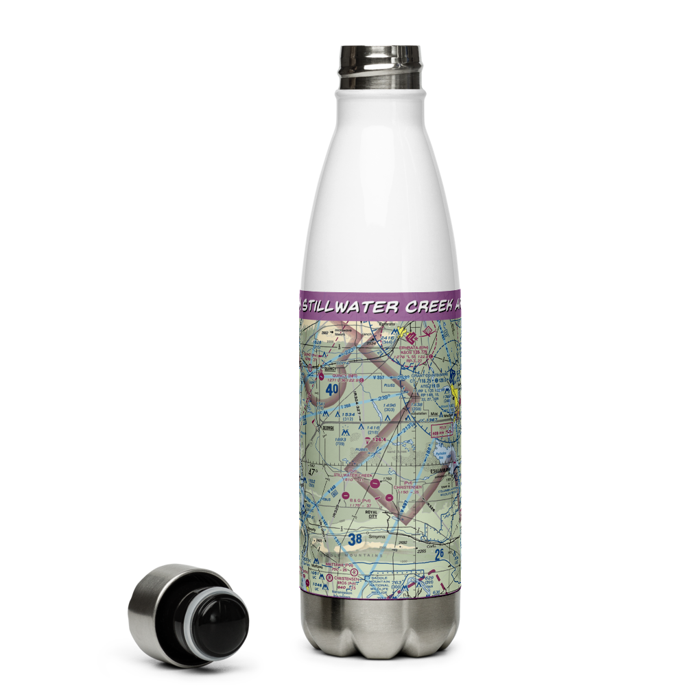 Stillwater Creek Airport (04WN) VFR Sectional Water Bottle 