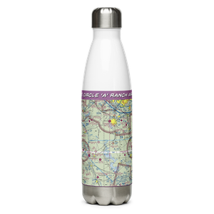 Circle 'A' Ranch Airport (05TX) VFR Sectional Water Bottle