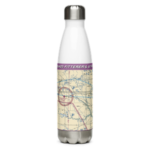 Fitterer's Strip (06ND) VFR Sectional Water Bottle