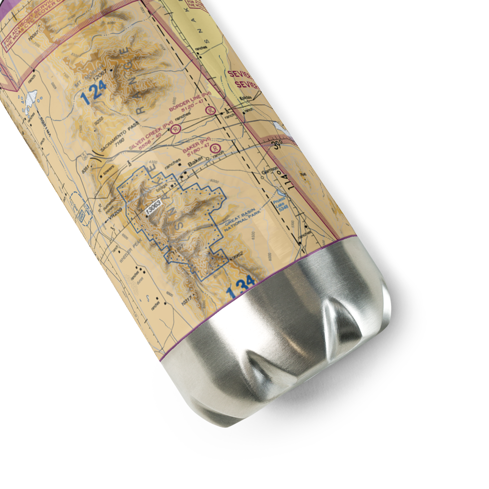 Silver Creek Airport (06NV) VFR Sectional Water Bottle 