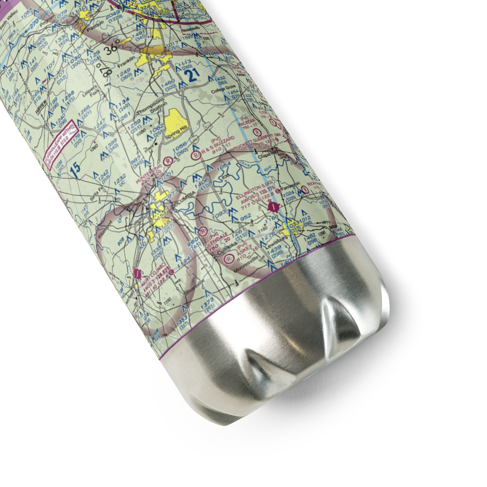 Hunter STOLport (06TN) VFR Sectional Water Bottle 