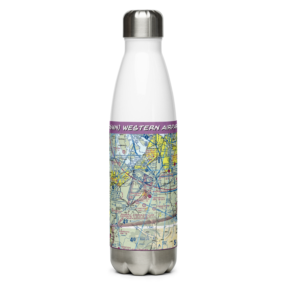 Western Airpark (06WN) VFR Sectional Water Bottle 