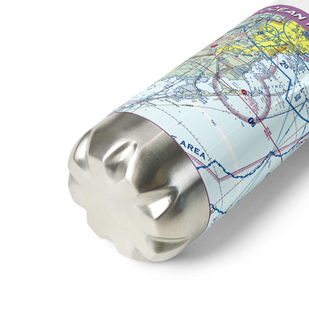 Ocean Reef Club Airport (07FA) VFR Sectional Water Bottle 
