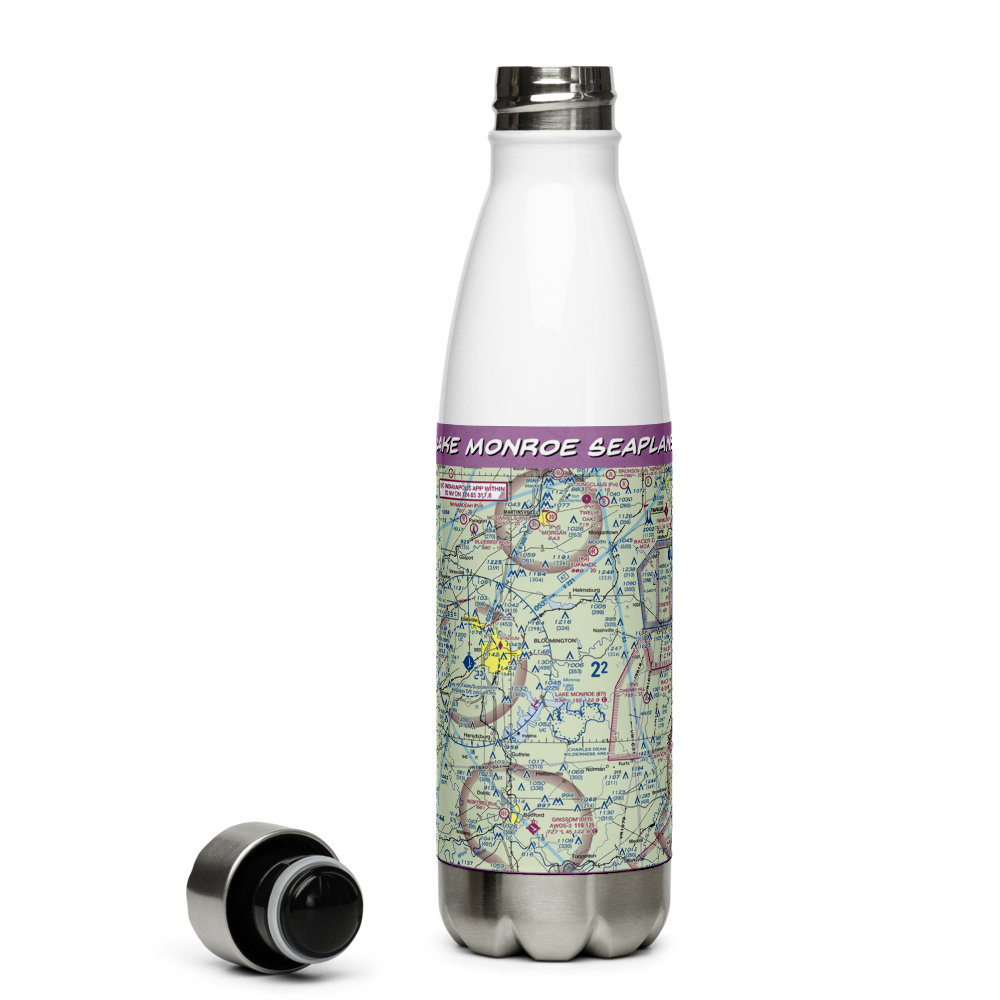 Lake Monroe Seaplane Base (07I) VFR Sectional Water Bottle 