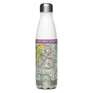 Gray Airport (07IN) VFR Sectional Water Bottle