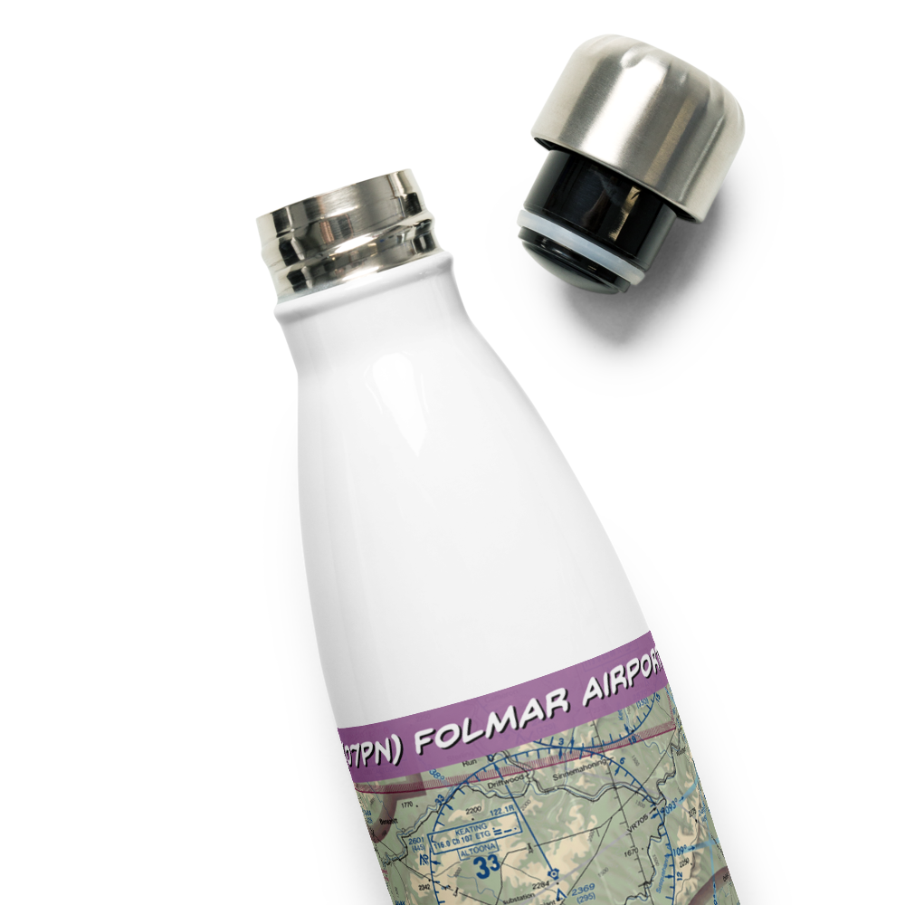 Folmar Airport (07PN) VFR Sectional Water Bottle 
