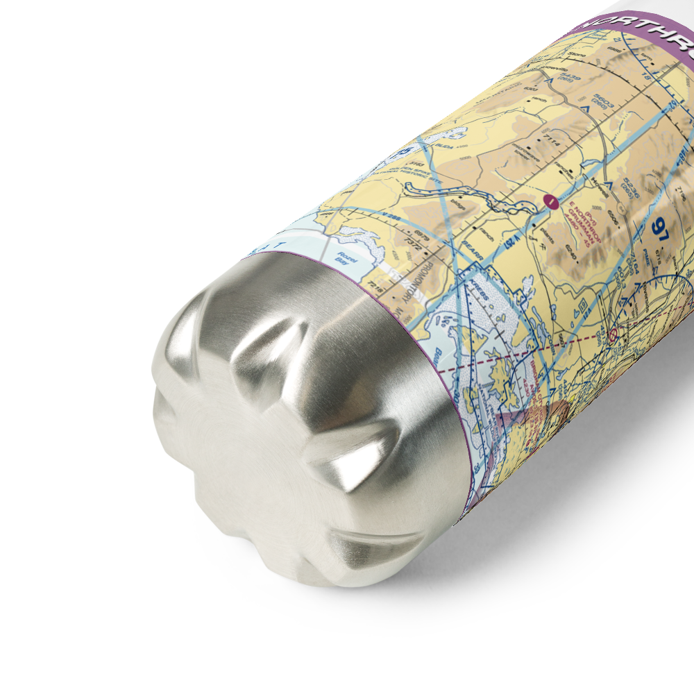 E Northrop Grumman Airport (07UT) VFR Sectional Water Bottle 