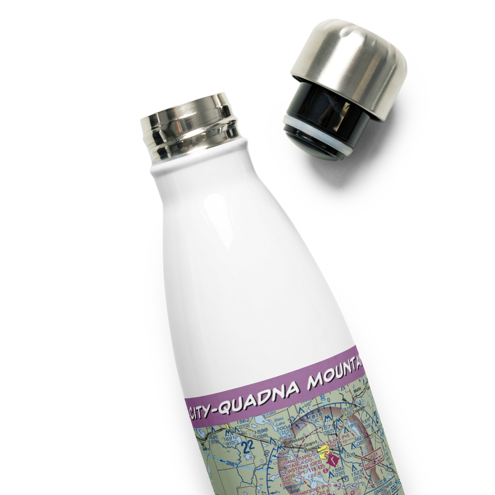 Hill City-Quadna Mountain Airport (07Y) VFR Sectional Water Bottle 