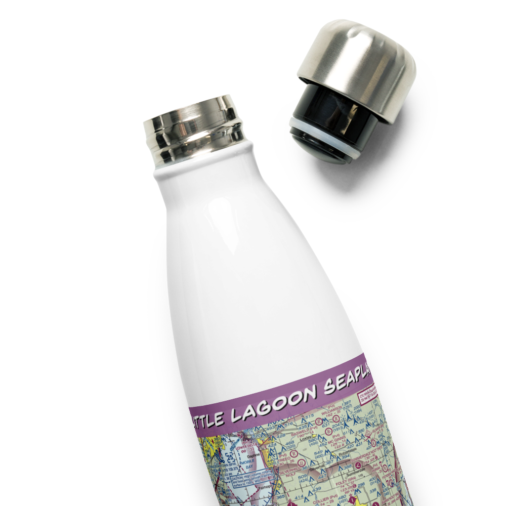 Little Lagoon Seaplane Base (08AL) VFR Sectional Water Bottle 