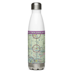 Twin Oaks Airport (08MO) VFR Sectional Water Bottle
