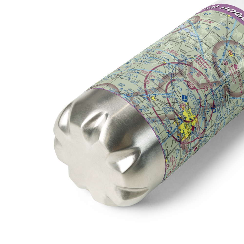 Hogue Farm Airport (09MO) VFR Sectional Water Bottle 