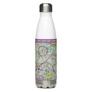 William Irving Lewis Airport (09NC) VFR Sectional Water Bottle