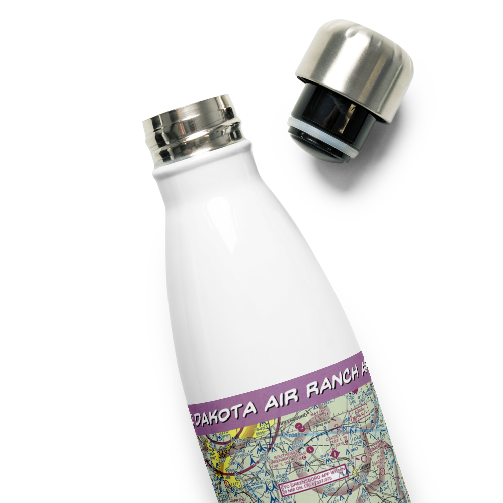 Dakota Air Ranch Airport (09NR) VFR Sectional Water Bottle 