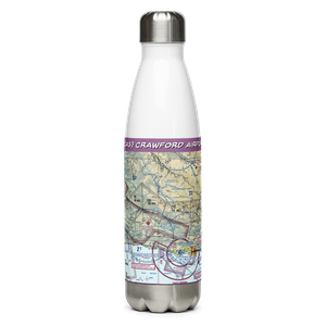Crawford Airport (0CA3) VFR Sectional Water Bottle