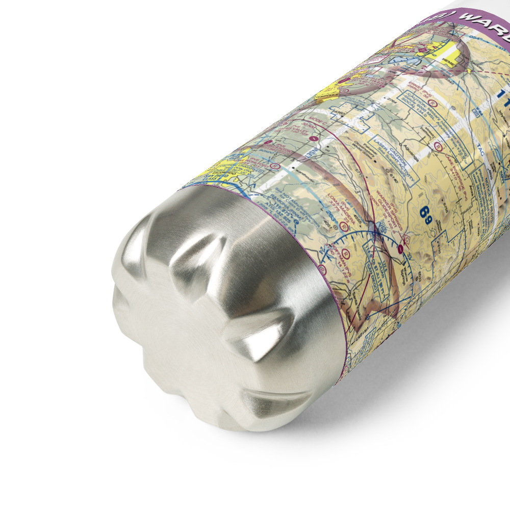 Ward Ranch Airport (0CA8) VFR Sectional Water Bottle 