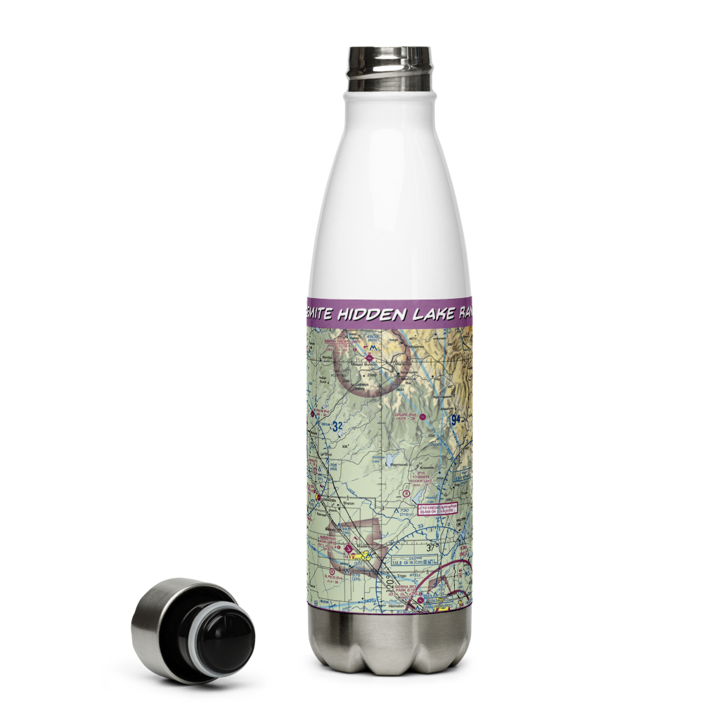 Yosemite Hidden Lake Ranch Airport (0CL0) VFR Sectional Water Bottle 