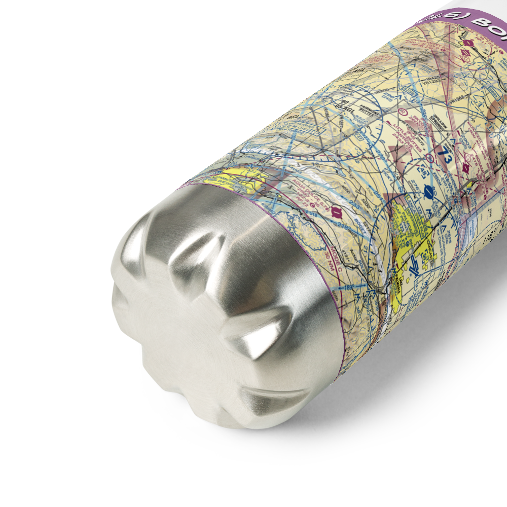 Bohunk's Airpark (0CL6) VFR Sectional Water Bottle 